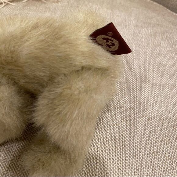 Ty Attic Treasures Collection Bear Dickens Jointed Tan Plush Stuffed Animal 8” - Picture 5 of 16